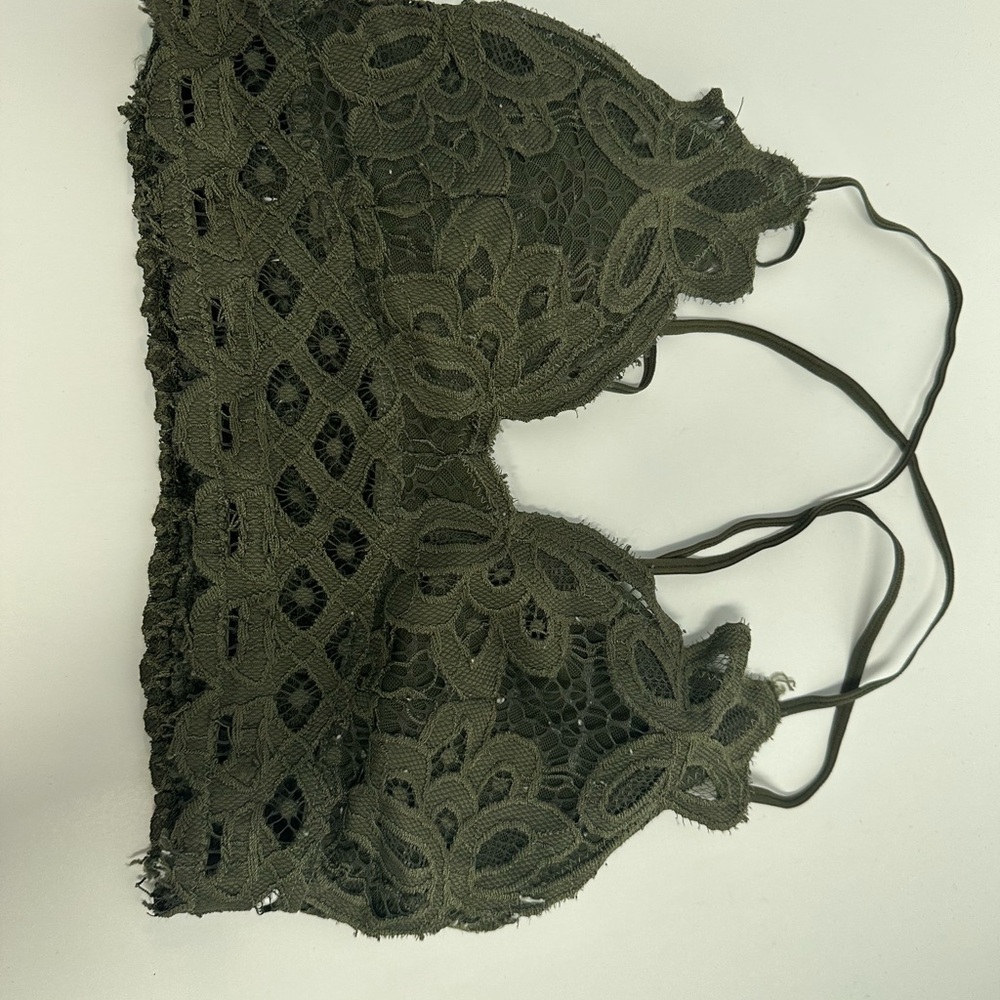 Victoria's Secret Black Floral Bra